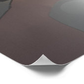 Poster du coucher de soleil de voiture (Coin)