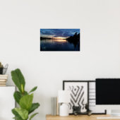 Poster du coucher de soleil du pont Wellesley Isla (Bureau à domicile)