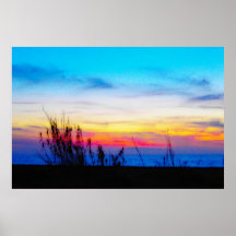 Poster du coucher de soleil Margarita