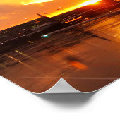Poster du coucher de soleil O'Hare (Coin)