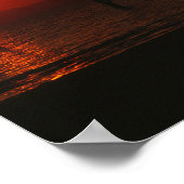 Poster du coucher de soleil sur le lac Kariba (Coin)