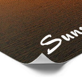 Poster du coucher de soleil sur le lac Monduran (Coin)