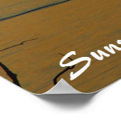 Poster du coucher de soleil sur le lac Monduran (Coin)