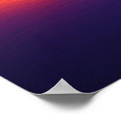 Poster du coucher de soleil sur le palmier tropica (Coin)