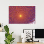 Poster du coucher du soleil (Bureau à domicile)