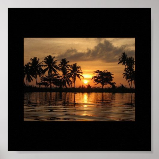 Poster du coucher du soleil (Devant)