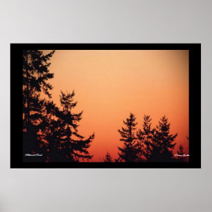 Poster du coucher du soleil