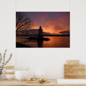 Poster du coucher du soleil à Tarrytown (Cuisine)