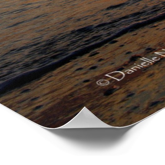 Poster du coucher du soleil d'août (Coin)