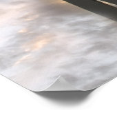 Poster du coucher du soleil de stratosphère (Coin)