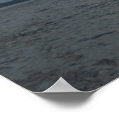 Poster du coucher du soleil du pont de la baie Che (Coin)