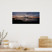 Poster du coucher du soleil sur le lac Myvatn (Cuisine)