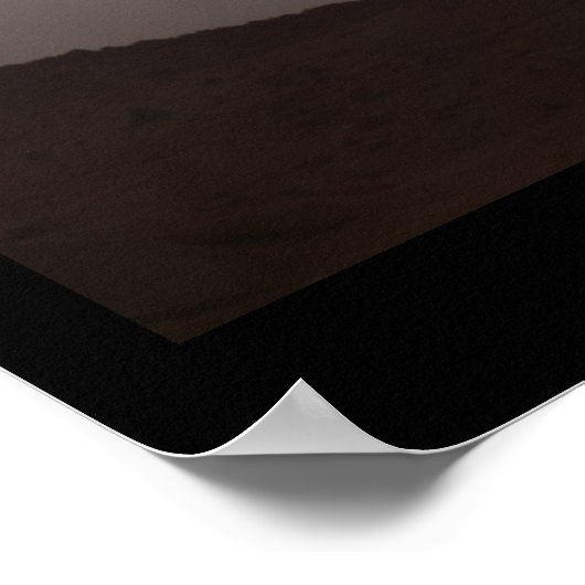 Poster du coucher du soleil sur Mars (Coin)