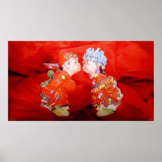 Poster du couple marié heureux (Devant)