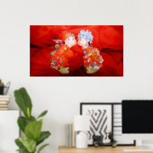 Poster du couple marié heureux (Bureau à domicile)