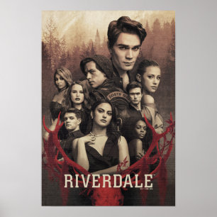 Poster du crâne de cerfs de Riverdale