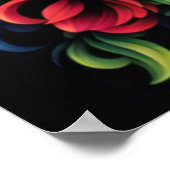 Poster du crâne de fleurs (Coin)