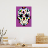 Poster du crâne de sucre (Cuisine)