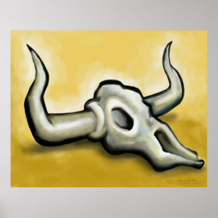 Poster du crâne de vache
