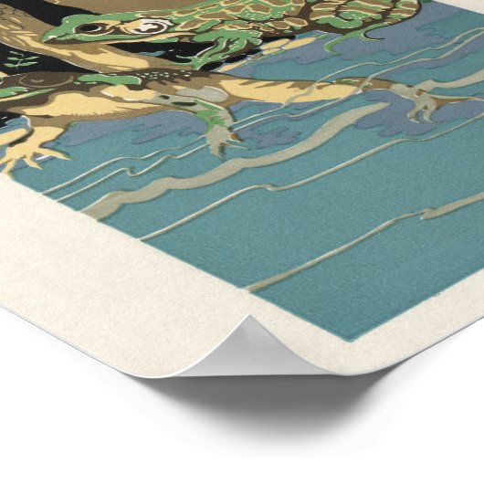 Poster du crapaud de grenouille (Coin)