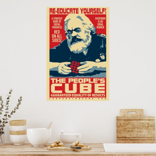 Poster du Cube du Peuple Marx (Cuisine)