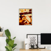 Poster du Cyclone rouge (Bureau à domicile)