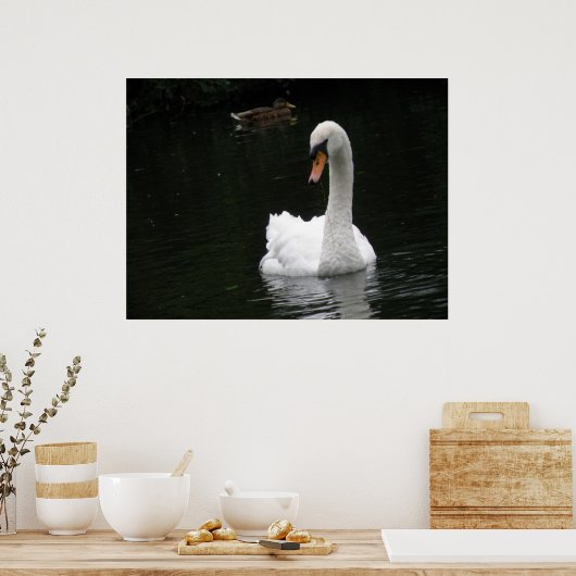 Poster du cygne blanc (Cuisine)