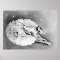 Poster du cygne mourant de Ballerina