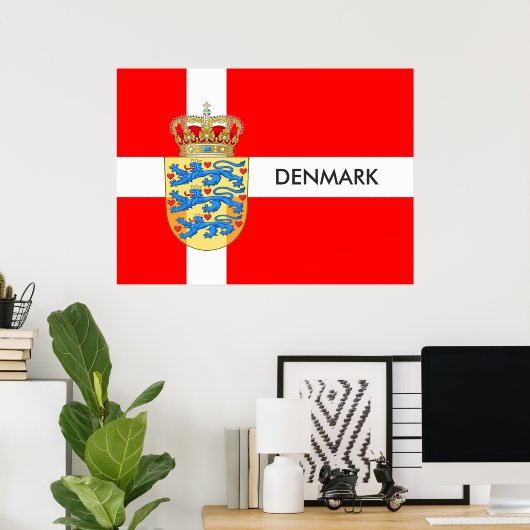 Poster du Danemark ! (Bureau à domicile)