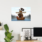 Poster du début de publicité de Niagara Falls (Bureau à domicile)