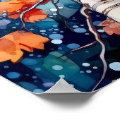 Poster du décor de la forêt de nuit (Coin)