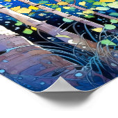 Poster du décor de la forêt de nuit (Coin)