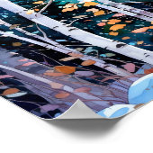 Poster du décor de la forêt de nuit (Coin)