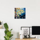 Poster du décor de la forêt de nuit (Bureau à domicile)