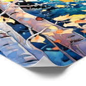 Poster du décor de la forêt de nuit (Coin)