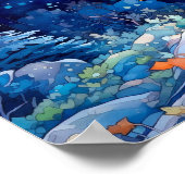 Poster du décor de la forêt de nuit (Coin)