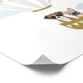 Poster du Décor de la poupée à l'air chaud gris (Coin)