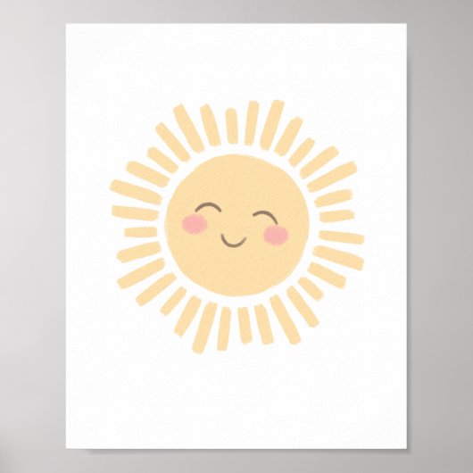 Poster du Décor Pastel Happy Sun Nursery (Devant)