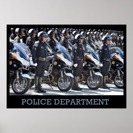 Poster du département de police (Devant)