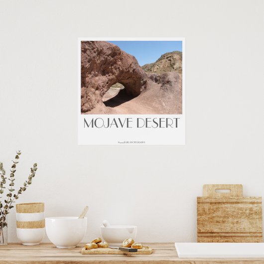Poster du désert de Mojave ! (Cuisine)