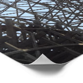 Poster du Dessous de verre à rouleaux en bois 12X1 (Coin)