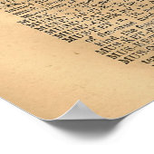 Poster du dictionnaire des papillons Victrola anti (Coin)