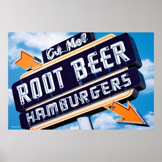 Poster du dîner de bière racine (Devant)