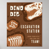 Poster du Dino Dig Dinosaur Excavation Station (Devant)