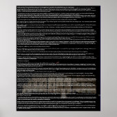 Poster du discours de victoire du président Obama  (Devant)