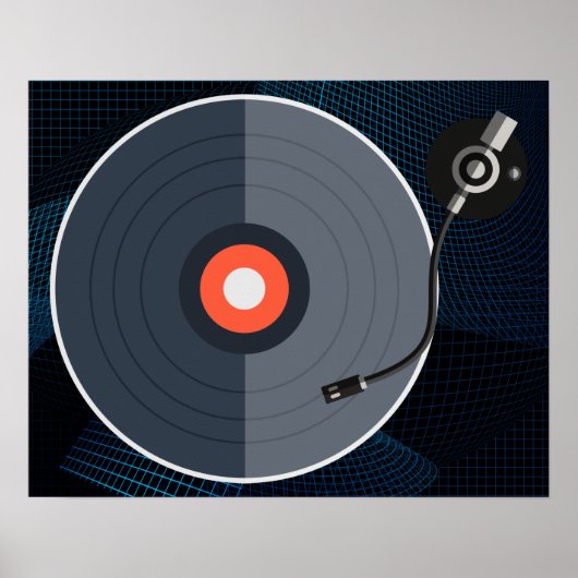 Poster du disque de vinyle (Devant)