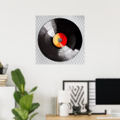Poster du disque de vinyle (Bureau à domicile)