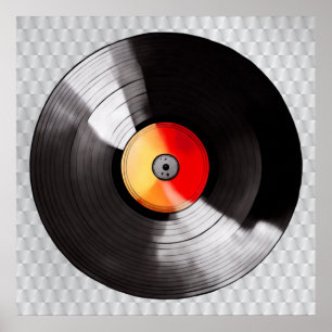Poster du disque de vinyle