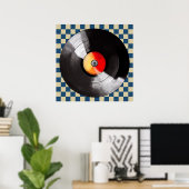Poster du disque de vinyle (Bureau à domicile)