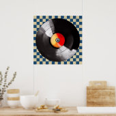 Poster du disque de vinyle (Cuisine)